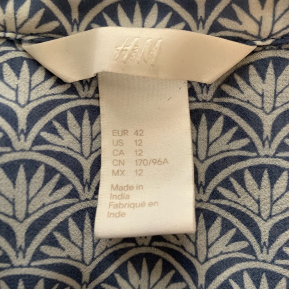 Blue Patterned Tank Top - Picture 2 of 2